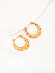 Moon Knight Hoops Earrings