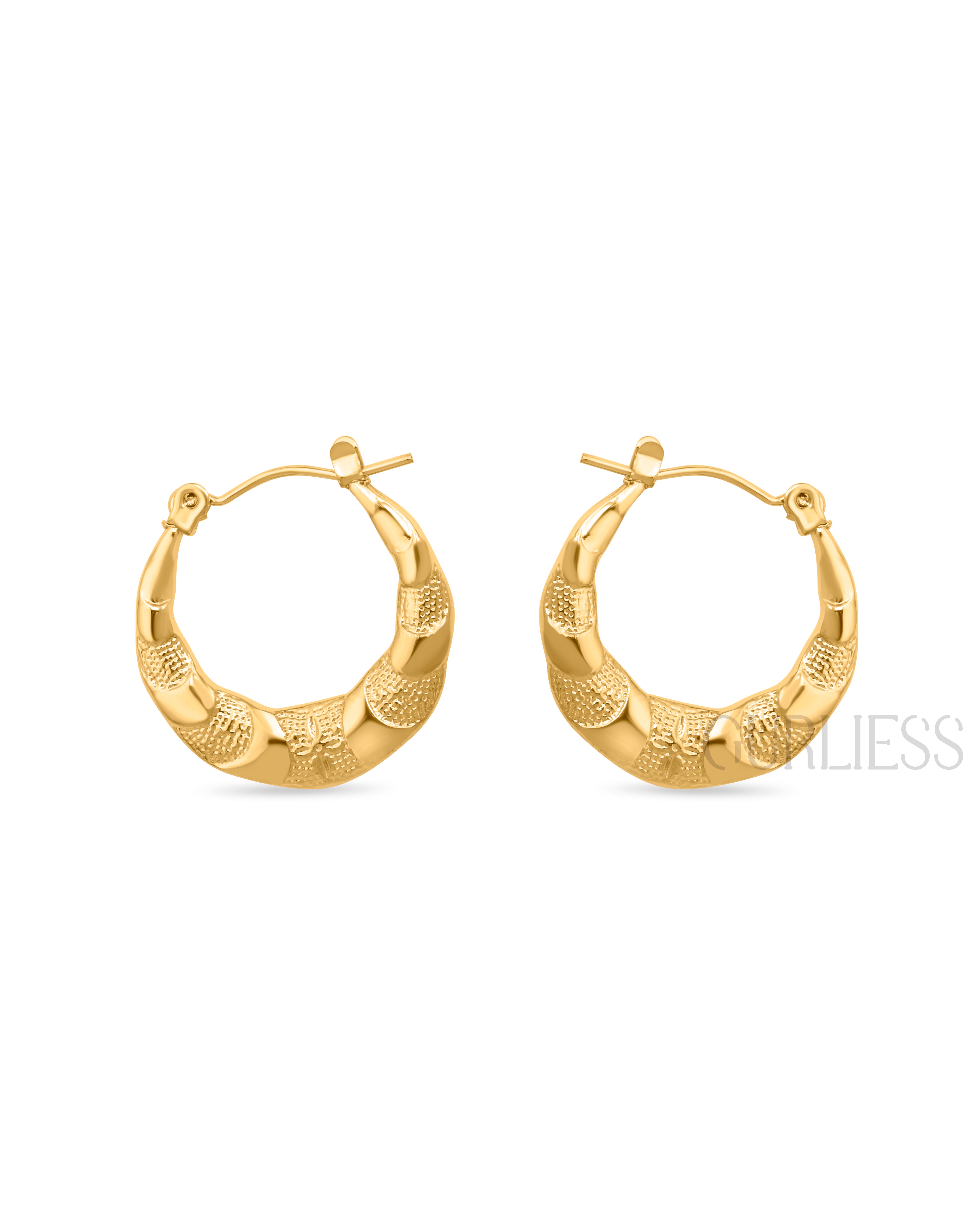 Moon Knight Hoops Earrings