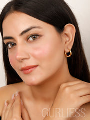 Gemma Pearl Hoops Earrings