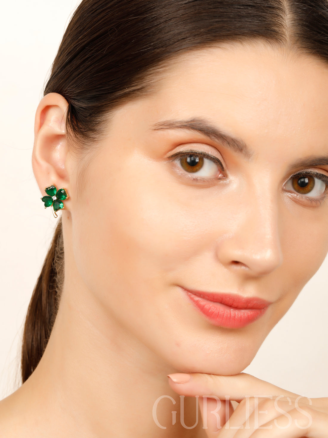 Emerald Cashmere Earrings