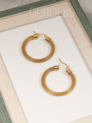 Ruby Hera Hoops Earrings