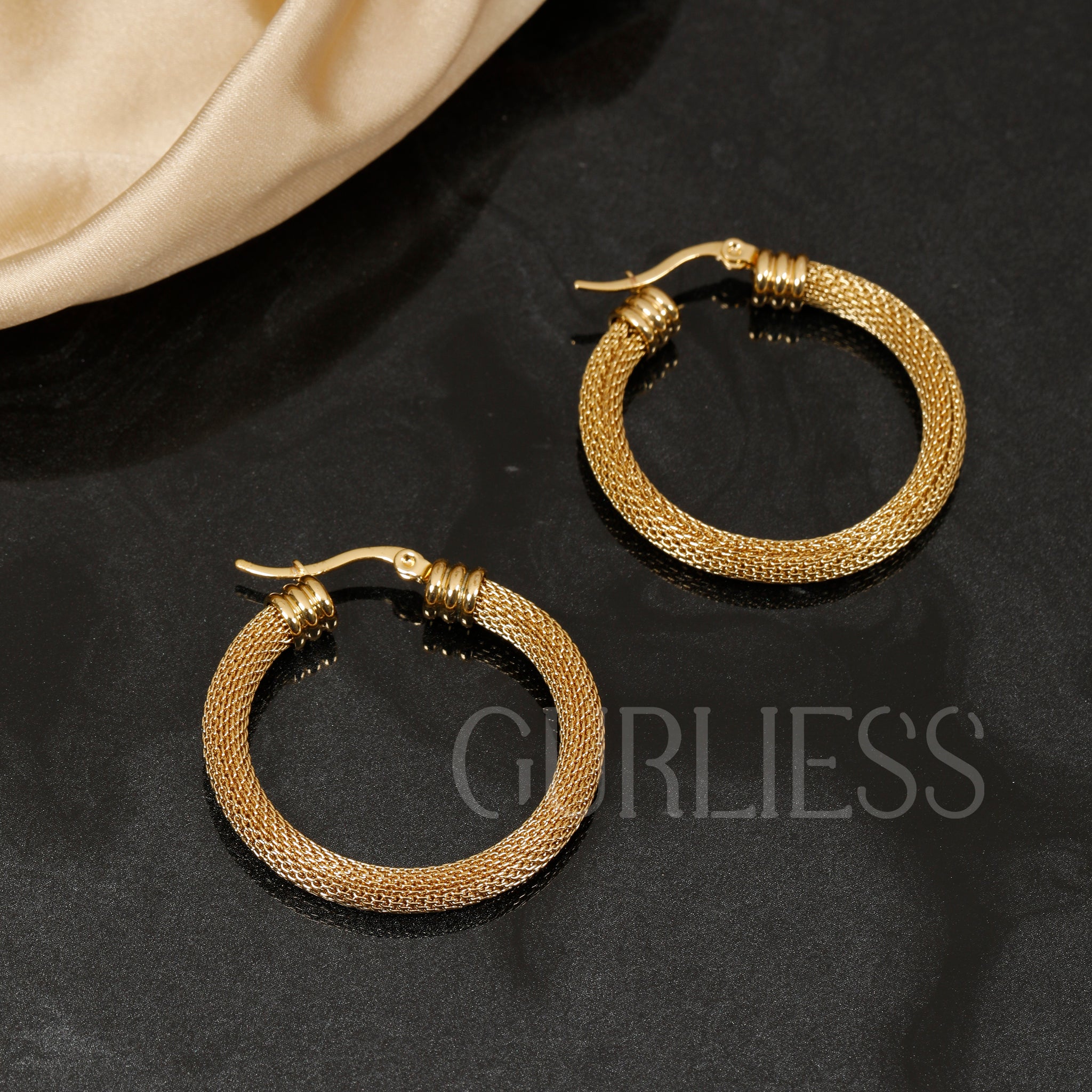 Ruby Hera Hoops Earrings