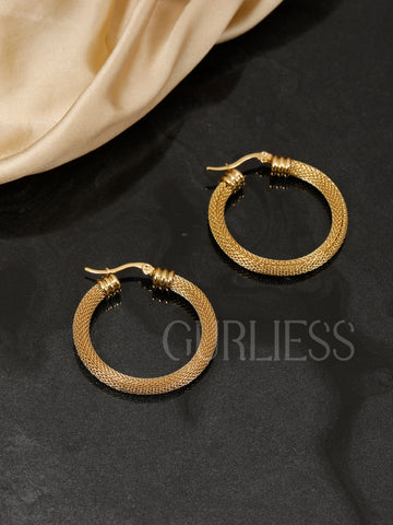 Ruby Hera Hoops Earrings