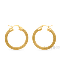 Ruby Hera Hoops Earrings