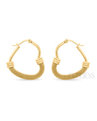 Vertical Hearts Earrings