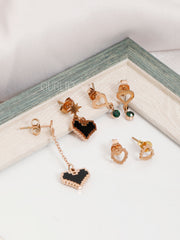 Golden Glamour Earring Combo