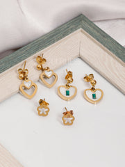 Cocktail Couture Gold Earring Combo