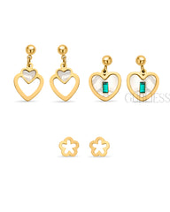 Cocktail Couture Gold Earring Combo
