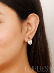 Cocktail Couture Rose Gold Earring Combo