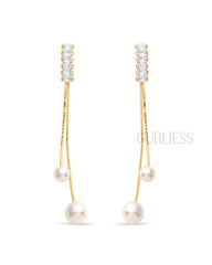 Swinging Sweethearts Crystal Gold Earring Combo
