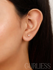 Swinging Sweethearts Crystal Gold Earring Combo