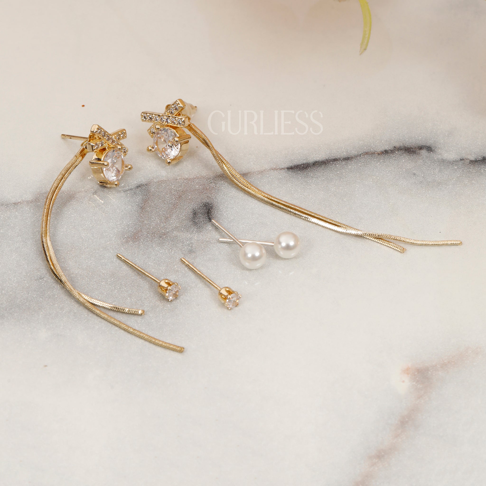 Golden Wonderland Modern Muse Earring Combo