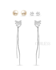 Universal Elegance Love Lock Set Earring Combo