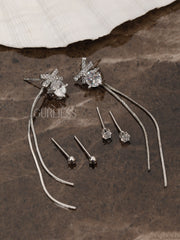 Universal Elegance Love Lock Set Earring Combo