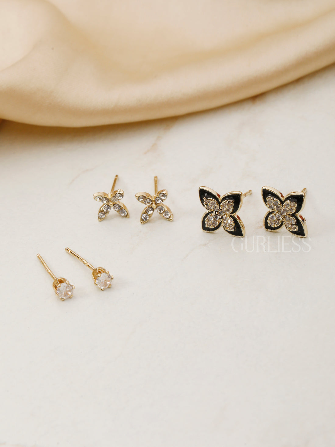 Flora Trio Earring Combo