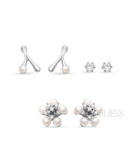 Silver Symphony Earring Combo