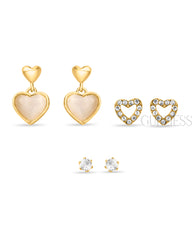 Loving Heart Earring Combo