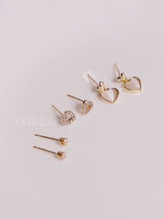 Loving Heart Earring Combo
