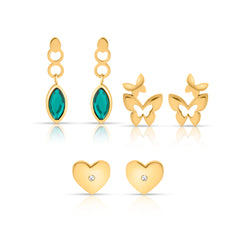 Beauty Studs Earrings Combo