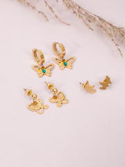 Butterfly Studs Earrings Combo