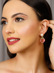 Pinky peach Earrings