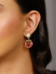 Pinky peach Earrings