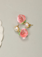 Pinky peach Earrings