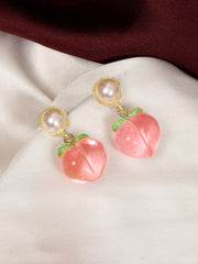 Pinky peach Earrings