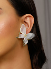 Cosmic chic/ Black flutter Earrings