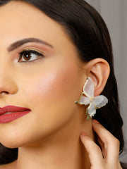 Cosmic chic/ Black flutter Earrings
