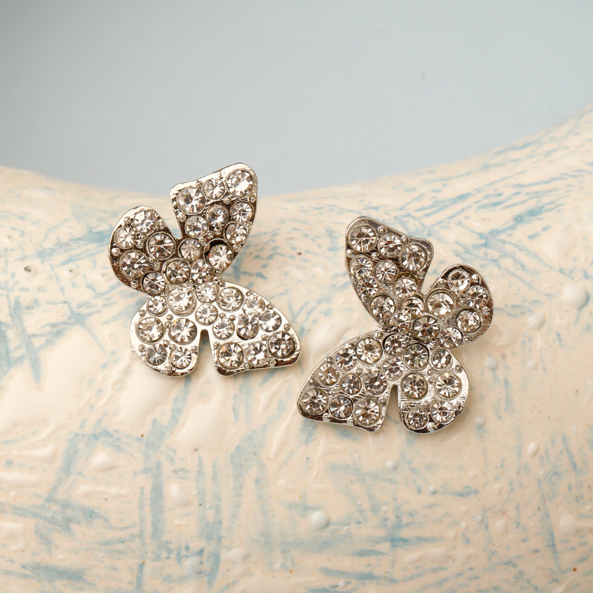 Dazzling Butterfly Stud