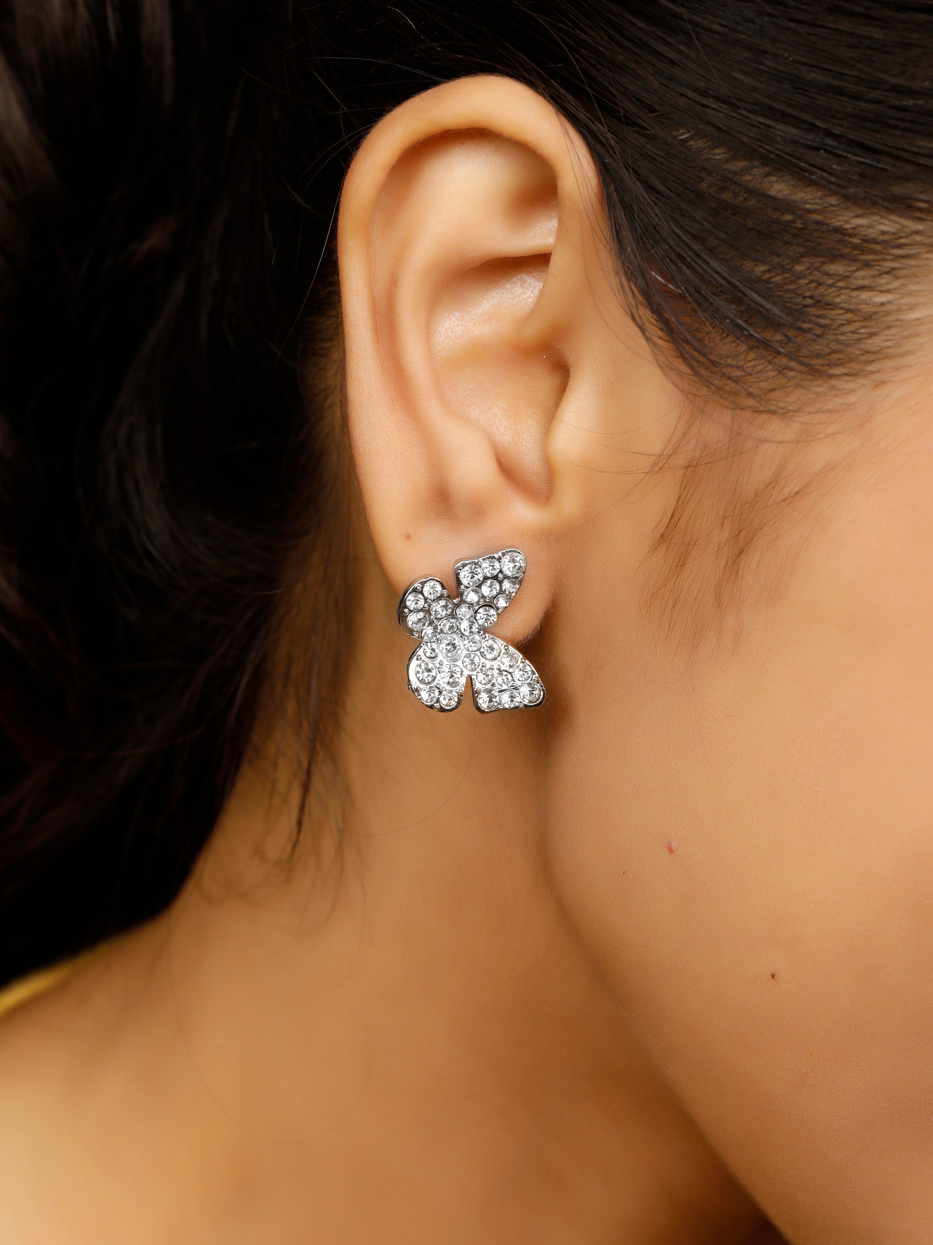 Dazzling Butterfly Stud