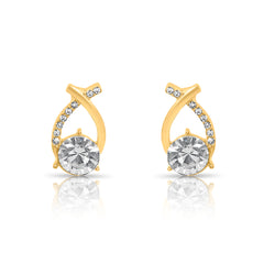 The Glam Gold Stud Earrings