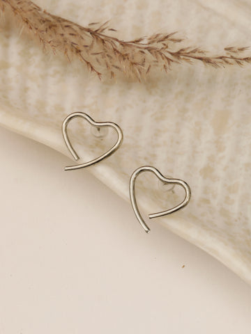 Half Love Shaped Earrings