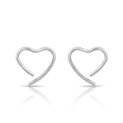 Half Love Shaped Earrings