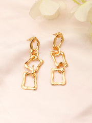 Chain drop earrings