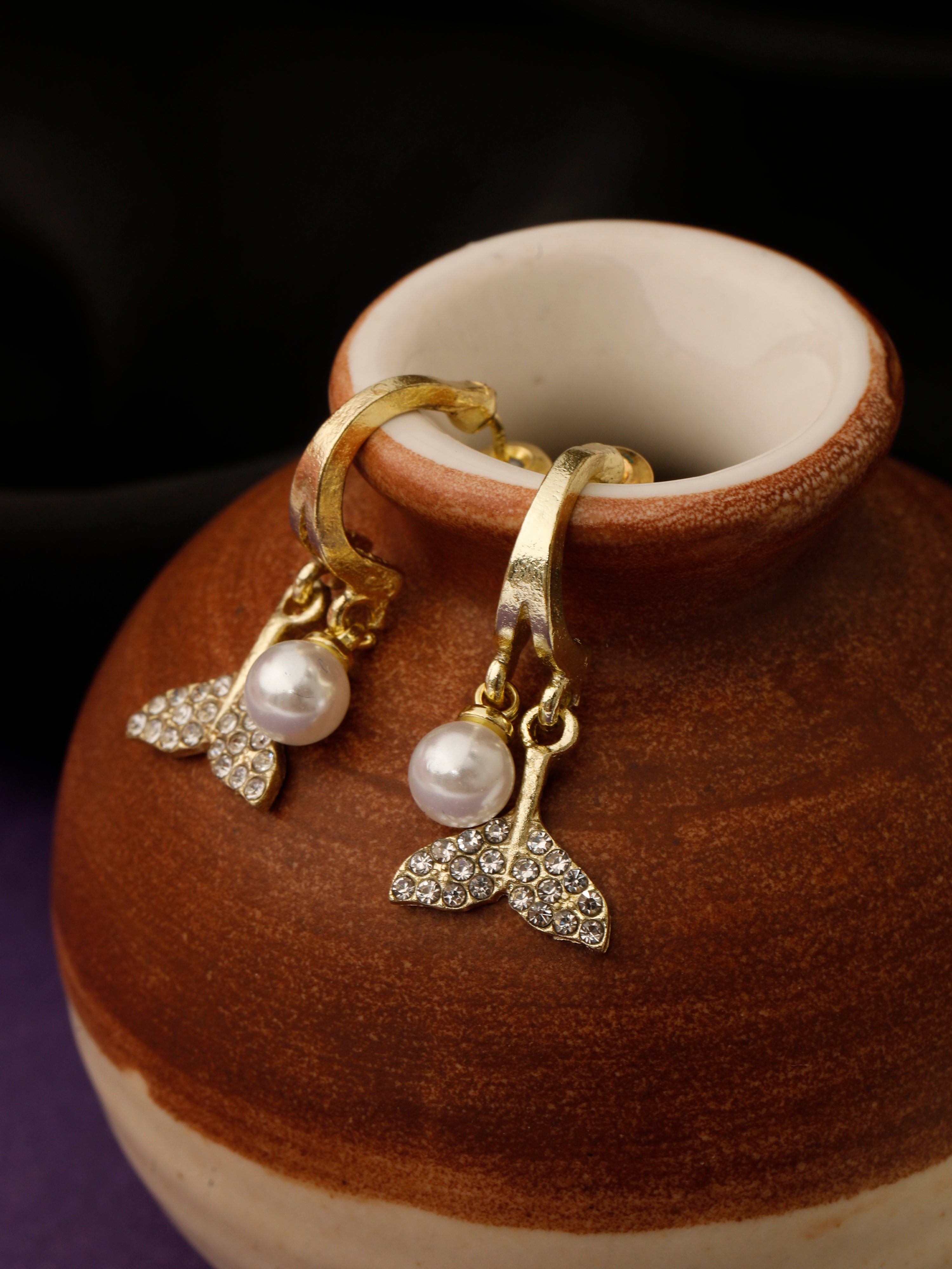 Mermaid Tail Drop Earrings