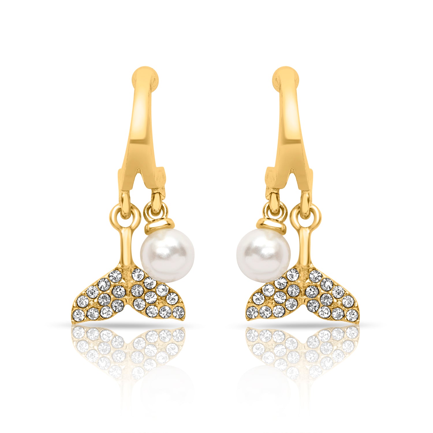 Mermaid Tail Drop Earrings