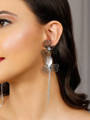 Silver clover Earrings