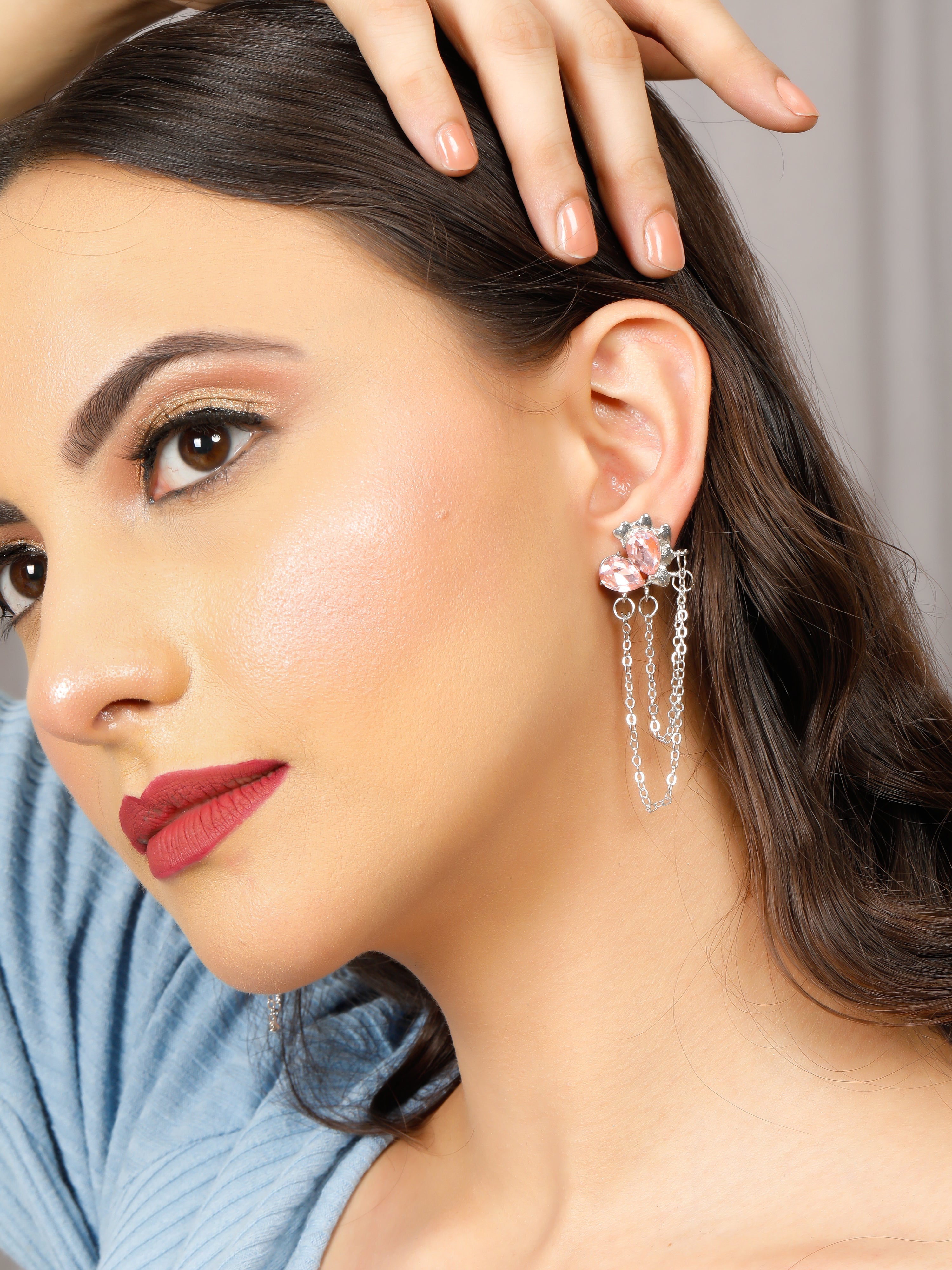Crystal heart Earrings