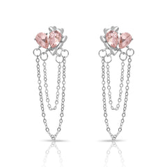 Crystal heart Earrings