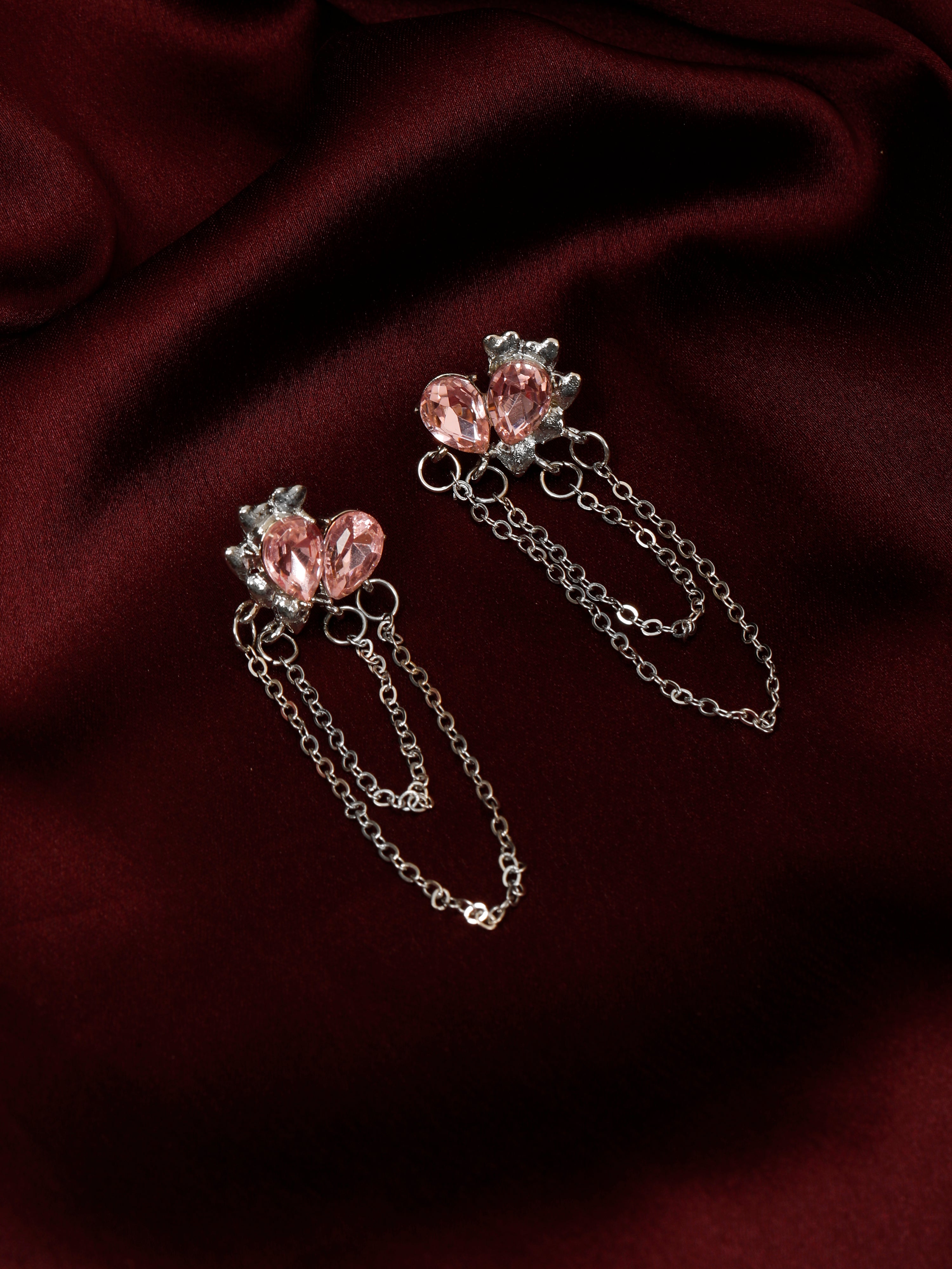 Crystal heart Earrings