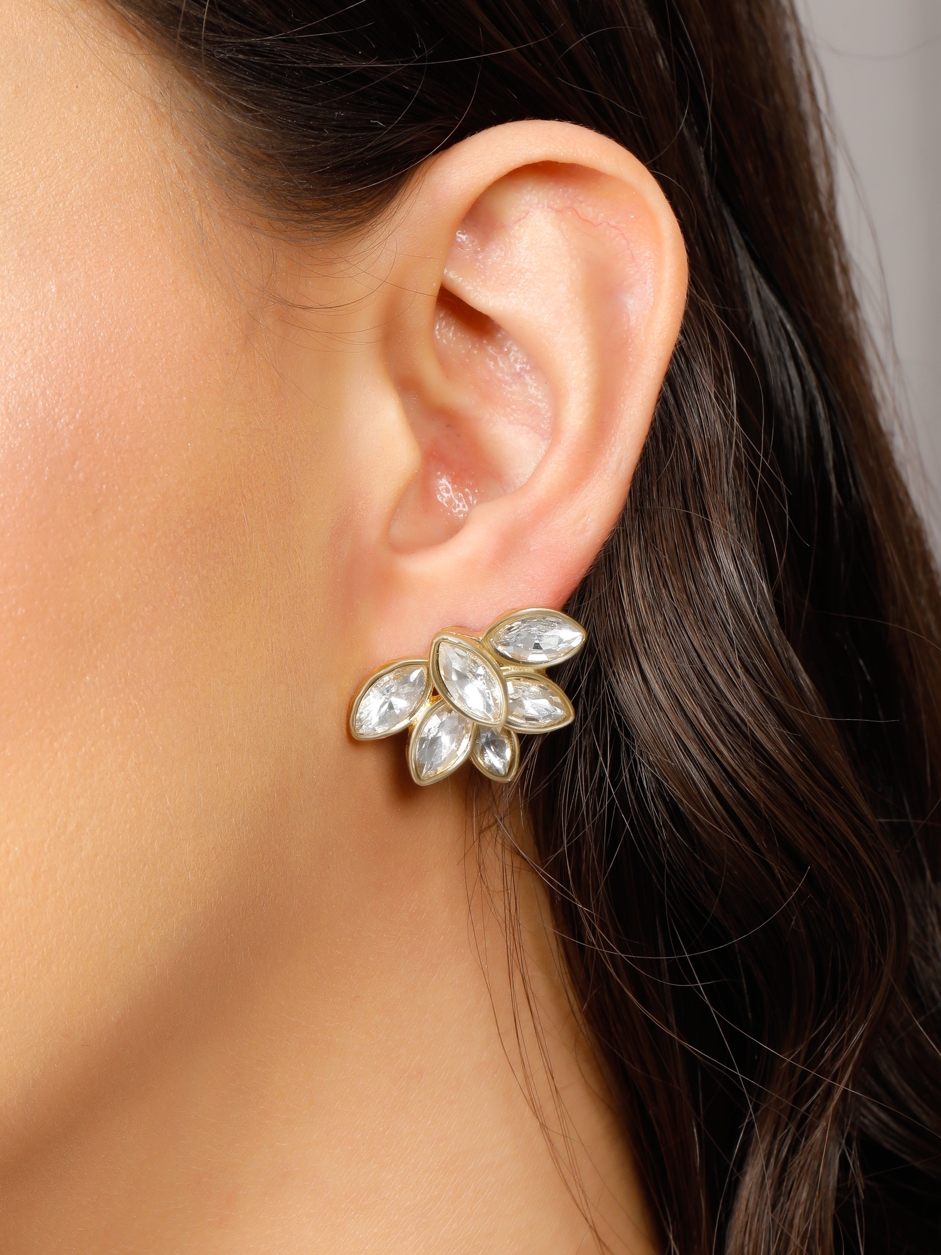 Marquise Cluster Earrings