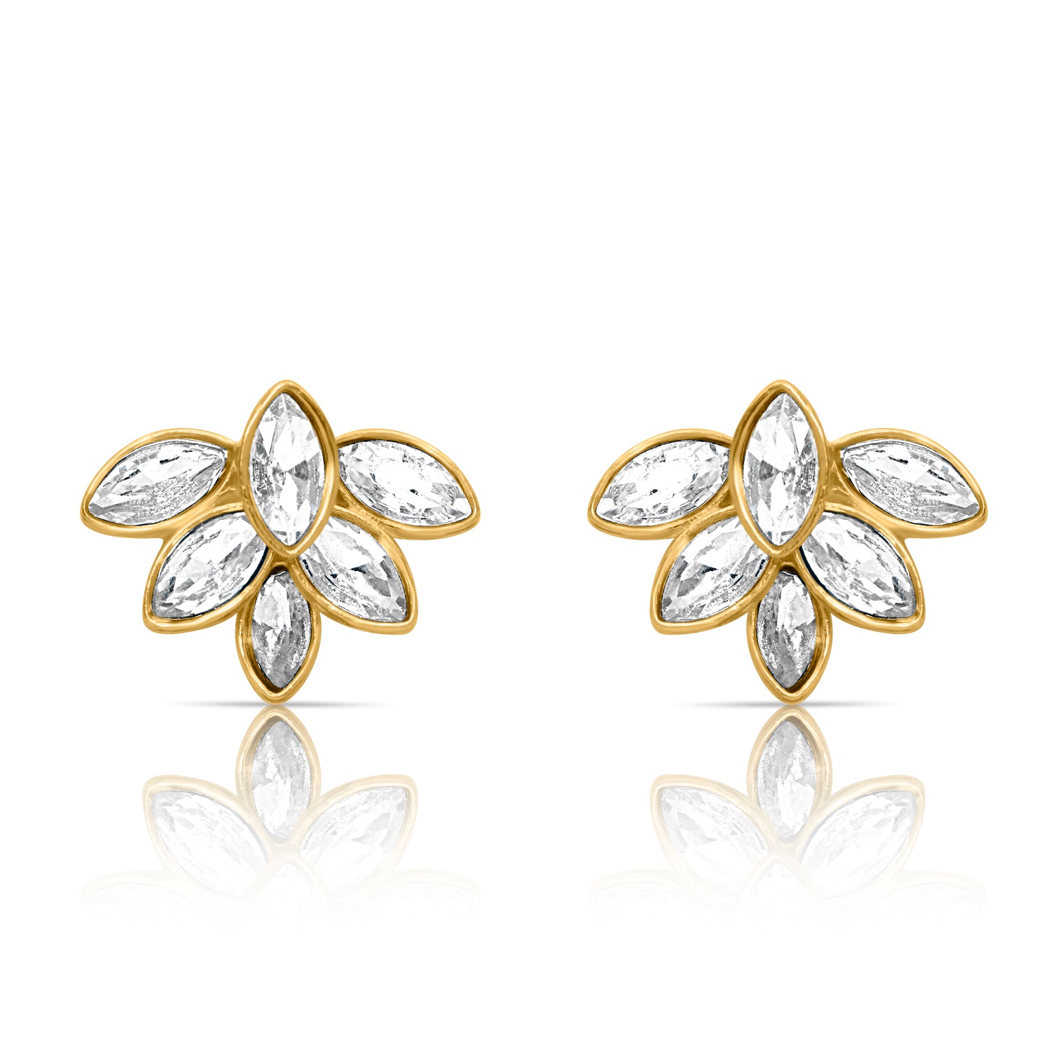 Marquise Cluster Earrings