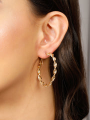 Wavy hoops Earrings