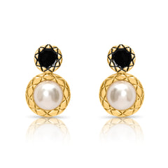 Dark Magic Gold Earrings