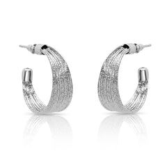 Star Hug Silver Earrings