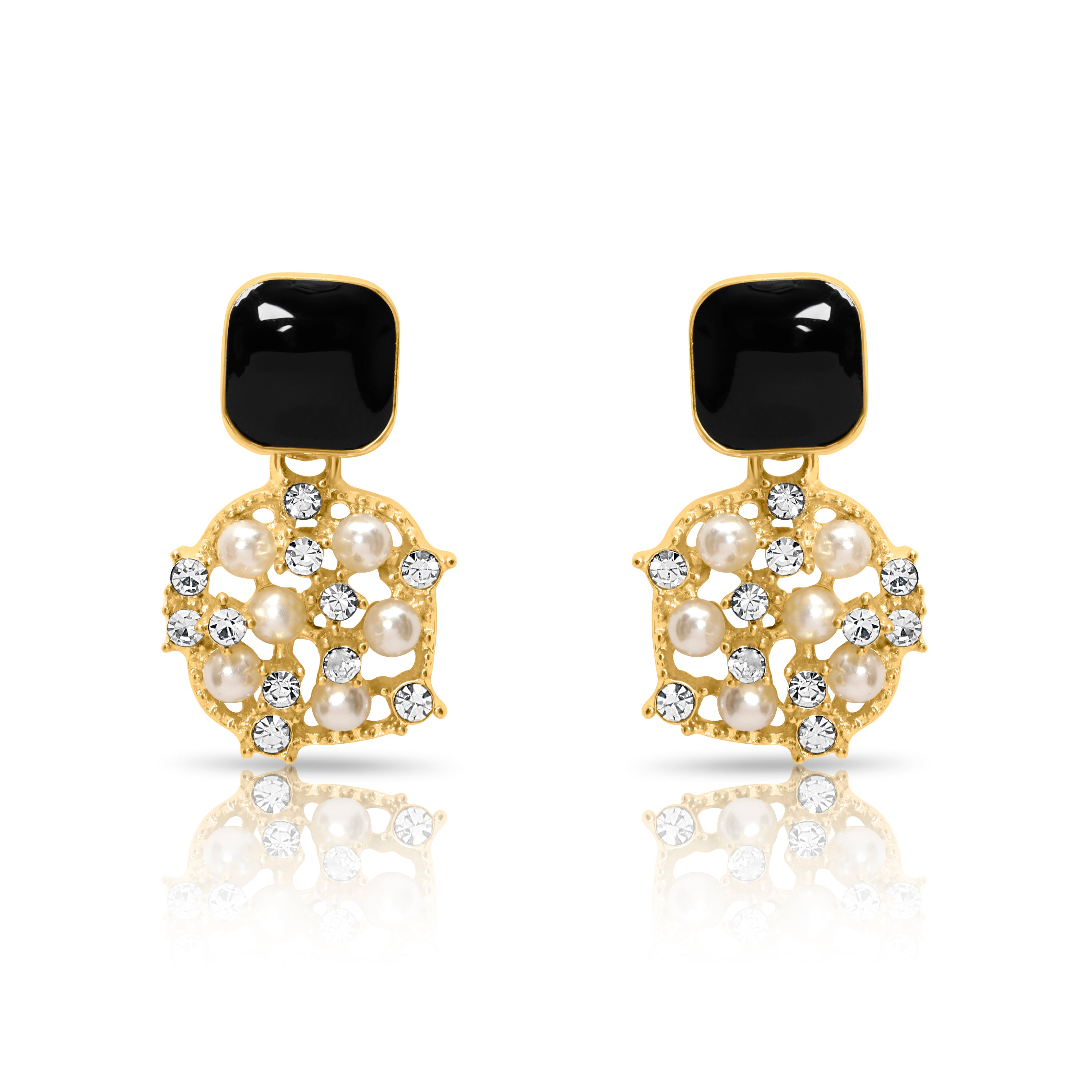 Glam Up Gold Earrings