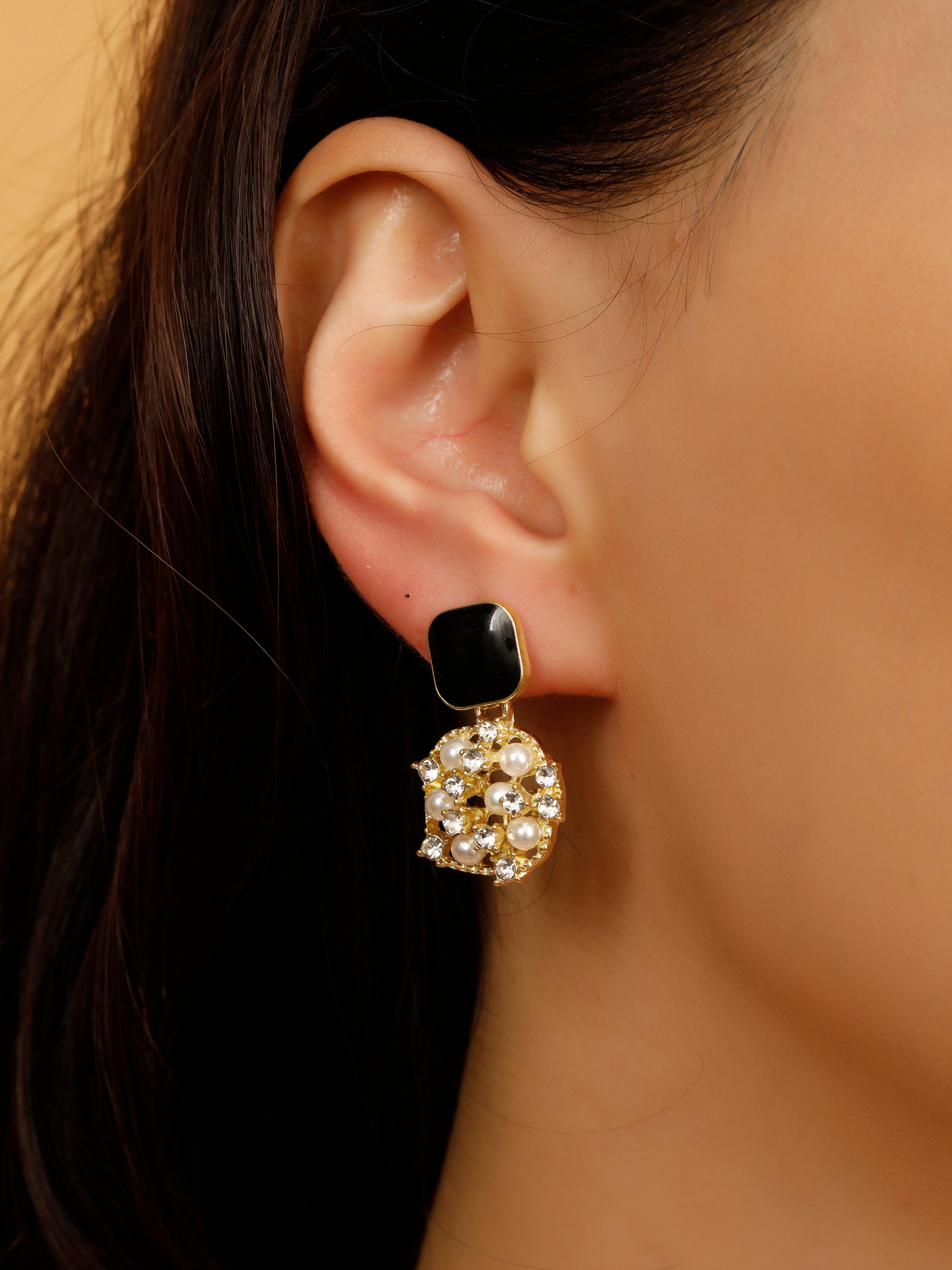 Glam Up Gold Earrings