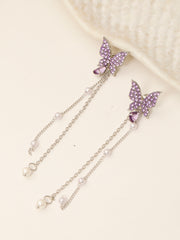 Ripley Silver Butterfly Earrings